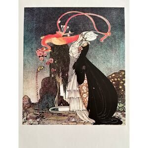 Terrible Dream, Roni, Inconstant Prince, Art Nouveau, Kay Nielson, Unique, Illus